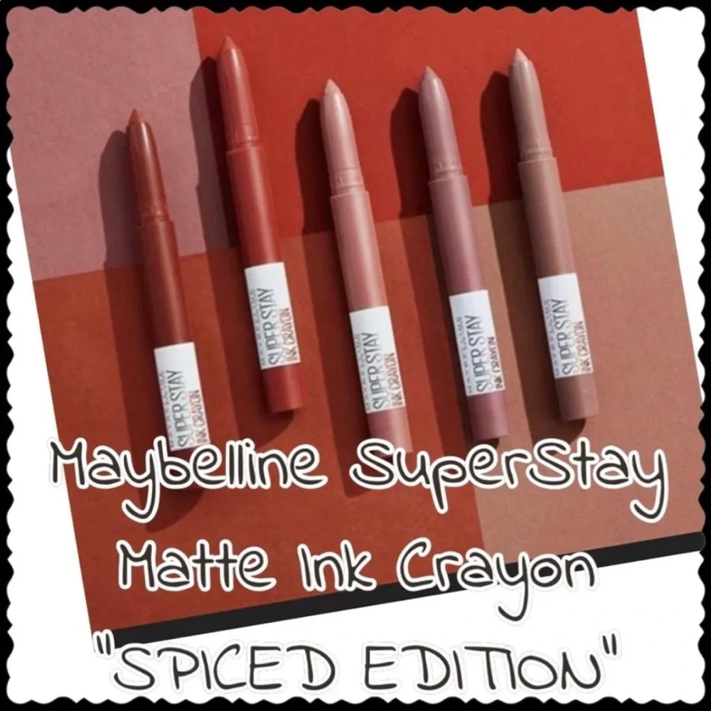**SOLD ON MERC**Maybelline SUPER STAY® MATTE INK CRAYON Set 
"SPICED EDITION" - Picture 2 of 5